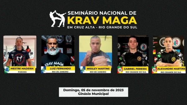 Cruz Alta sediará Seminário Nacional de Krav Maga hoje no Ginásio Municipal