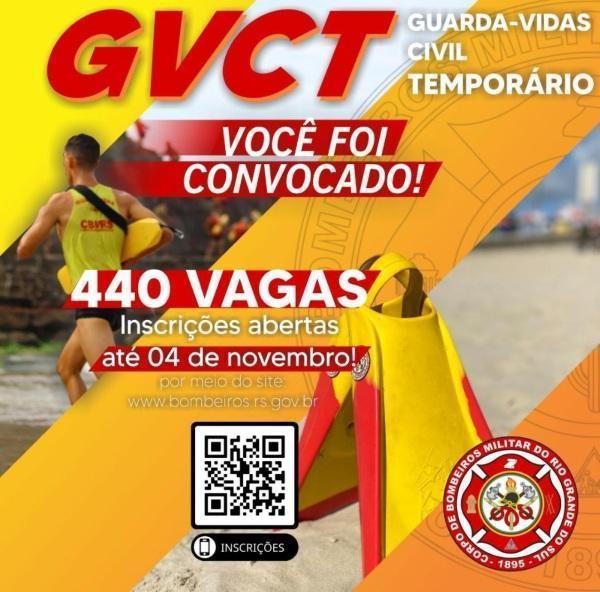 Processo seletivo de contratação de guarda-vidas civis temporários até amanhâ
