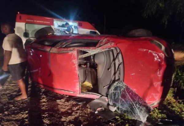 Casal fica ferido em acidente de trânsito na ERS 392 em Tupanciretã