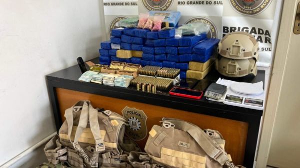 Operação da Brigada Militar prende duas pessoas por tráfico em Passo Fundo