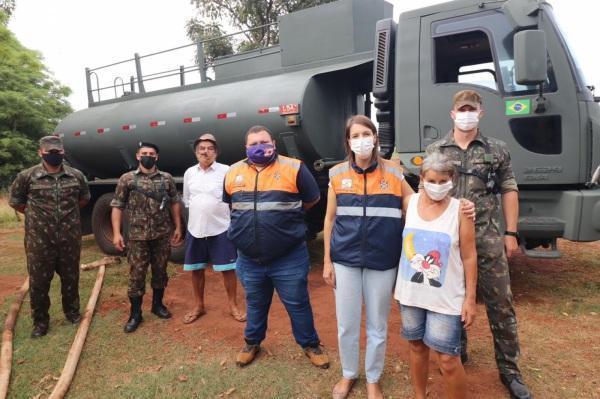 Ação conjunta continua levando água para comunidades atingidas pela estiagem