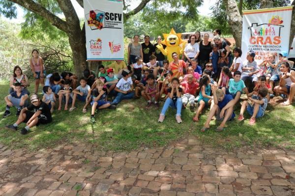 Verão com CRAS Sol: crianças participam de gincana de férias