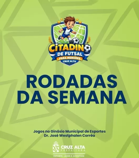 Rodadas do Citadino para Menores seguem no Ginásio Municipal