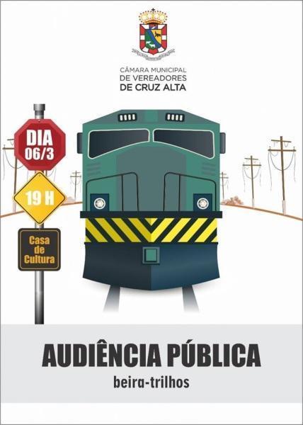 Audiência Publica Beira-trilhos acontece na sexta (06)