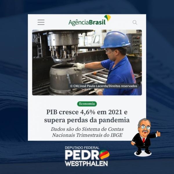 Pedro Westphalen comemora crescimento do PIB e reforça atenção ao agro