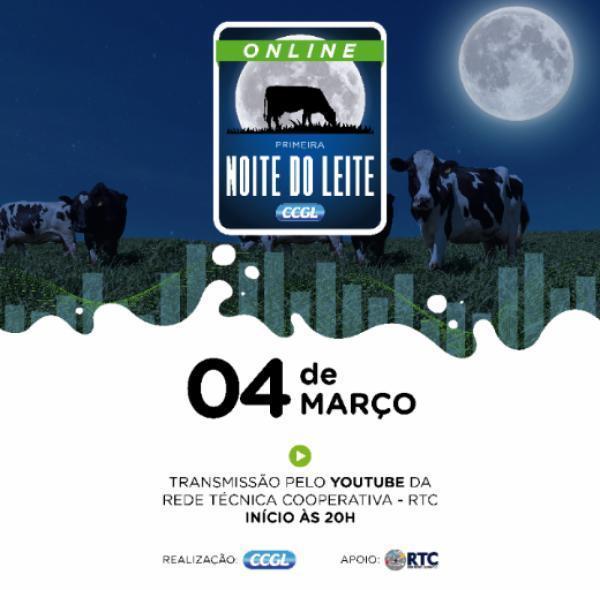CCGL realiza Primeira Noite do Leite nesta quinta-feira