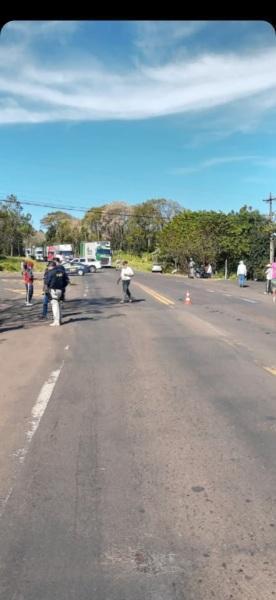 PRF atende acidente com morte em Panambi