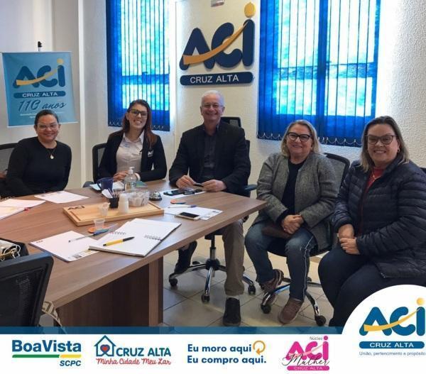 Parceria firmada entre ACI Cruz Alta e Rotary Clube Ana Terra para palestra