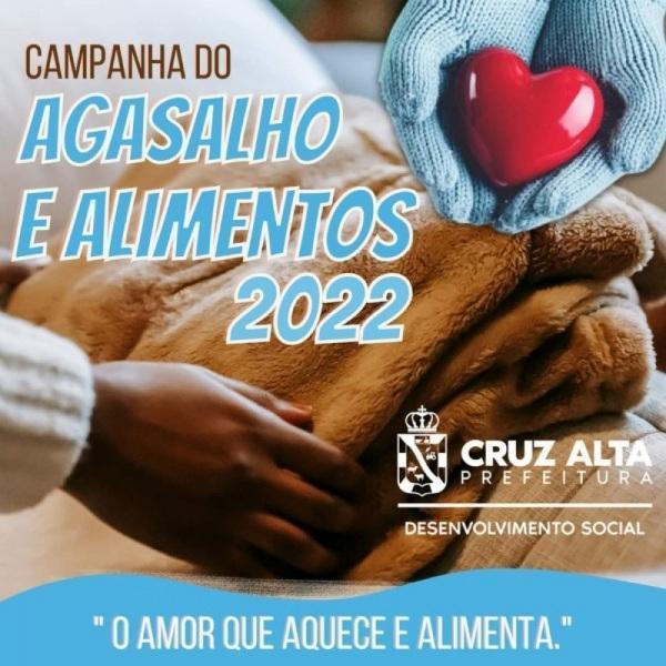 Continue fazendo a sua doação para a Campanha do Agasalho e alimentos  2022