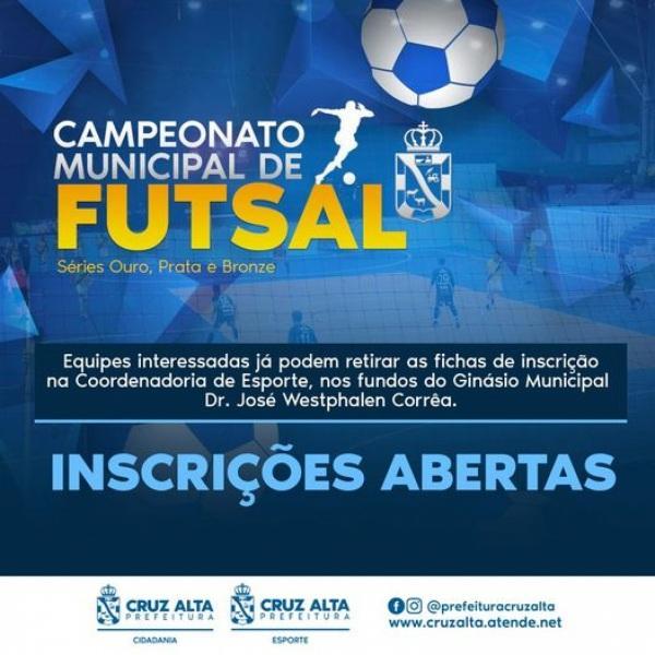 Último dia de inscrições para o Citadino de Futsal 2023