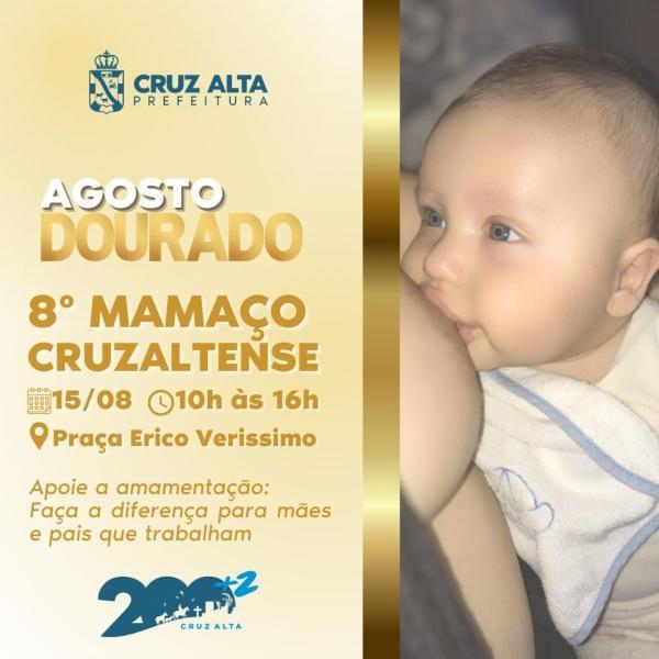 8º Mamaço Cruz-altense será realizado no próximo dia 15 de Agosto