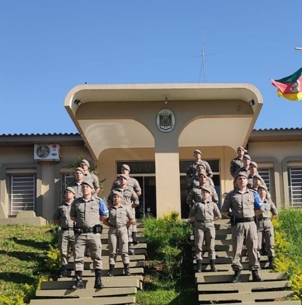 16º Batalhão da Brigada Militar recebe 15 novos soldados na sexta-feira 