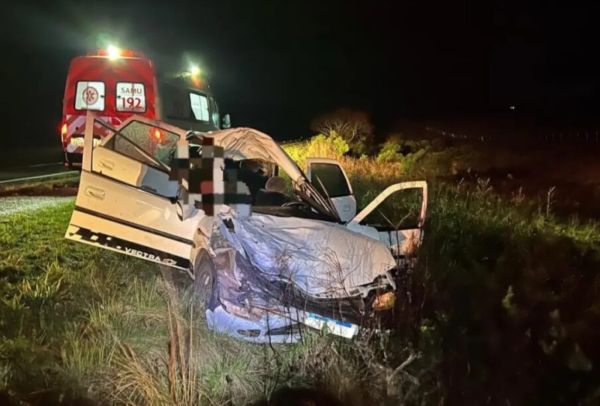 Colisão com cavalo em Rosário do Sul deixa dois mortos e Cruz-altense ferido