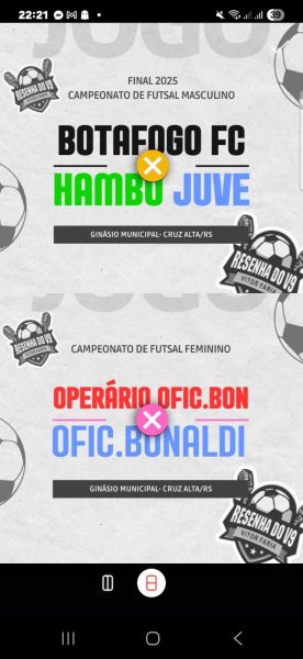 HOJE> Final do Citadino de Futsal vai lotar o Ginásio Municipal de Cruz Alta