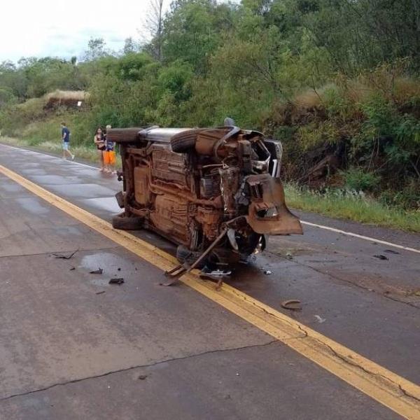Acidente de trânsito com vítima fatal em Cerro Largo na tarde do sábado