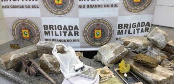 Brigada Militar de Ijuí realiza duas prisões por tráfico de drogas em 24h