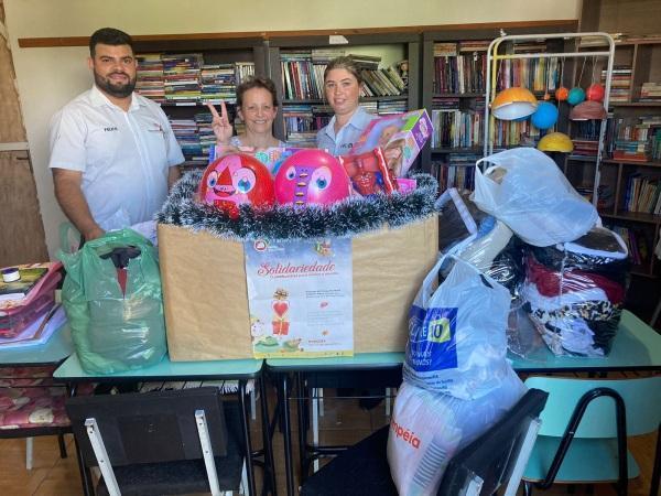 Grupo Felice realiza doações na campanha Natal Solidário Felice