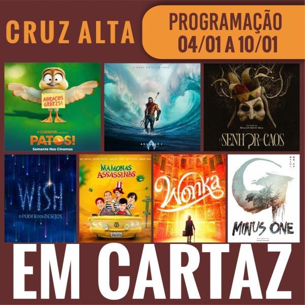 CINEMA NO DOMINGO: Confira os filmes em cartaz no Cine Globo em Cruz Alta