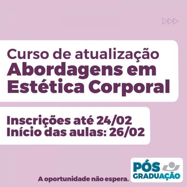 Especialização em Estética Integral lança um novo curso de atualização 