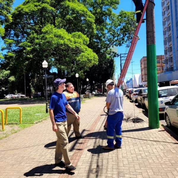 Defesa Civil e força tarefa seguem na retirada de fios e cabos em desuso 