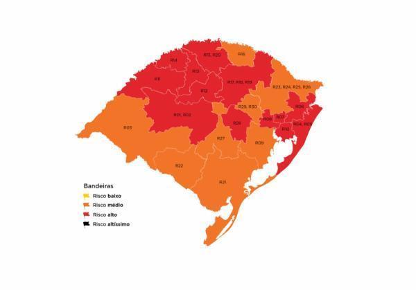 Cruz Alta fica em bandeira vermelha e tem alteração no Toque de Recolher 