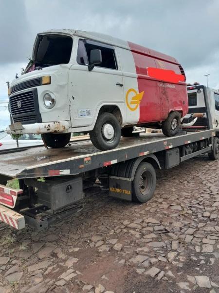 Saída de pista na BR-158 na sexta-feira com danos materiais