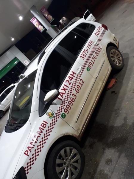 Táxi roubado em Panambi é recuperado em Cruz Alta