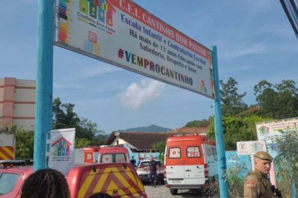 Crianças são mortas em ataque a creche de Blumenau