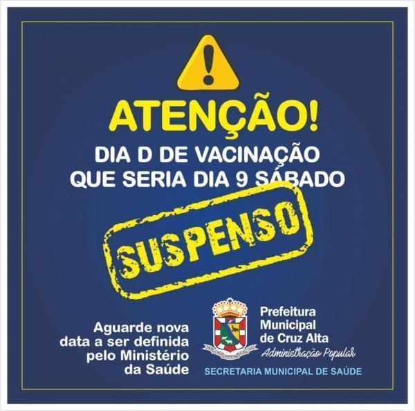 Dia D de vacinação contra a gripe é cancelado