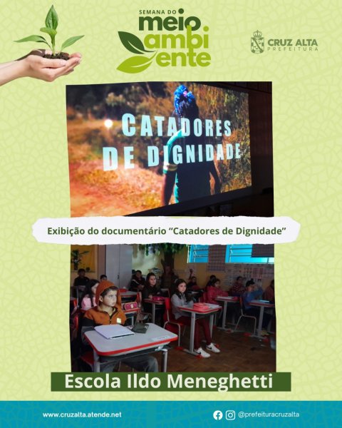 Catadores ganham voz em documentário exibido nas escolas de Cruz Alta