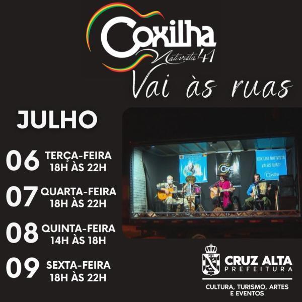 Coxilha vai às ruas inicia nesta terça-feira