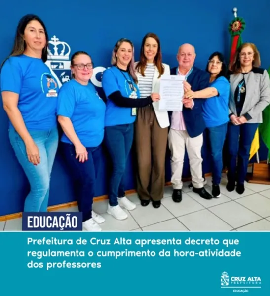 Cruz Alta regulamenta hora-atividade dos professores municipais
