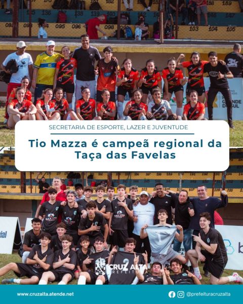 TAÇA DAS FAVELAS> Tio Mazza vence no feminino e Frederico no masculino