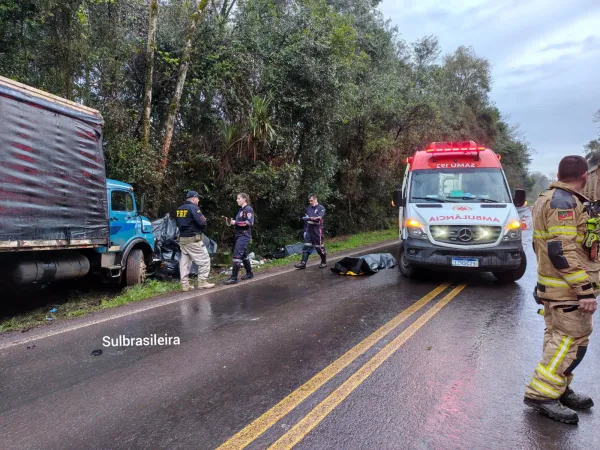  Colisão frontal na BR-158 deixa dois militares mortos em Panambi