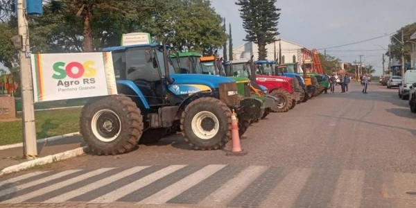 SOS Agro RS pretende reunir 300 tratores em manifestação da quinta-feira 