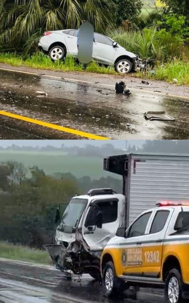 Identificada vítima fatal de acidente na ERS-342 em Cruz Alta
