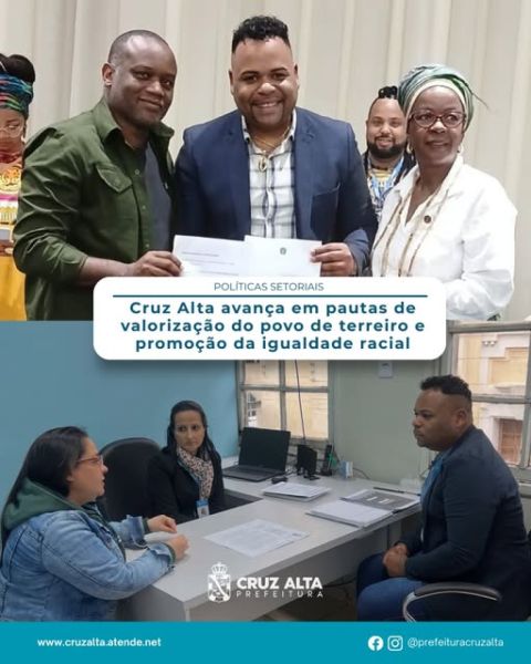 IGUALDADE RACIAL>Cruz Alta avança em ações de valorização do povo de terreiro