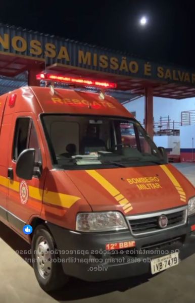 SUSTO! Bombeiros salvam bebê de um mês após engasgamento em Cruz Alta