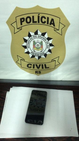 Polícia Civil recupera na tarde da segunda telefone celular furtado no domingo