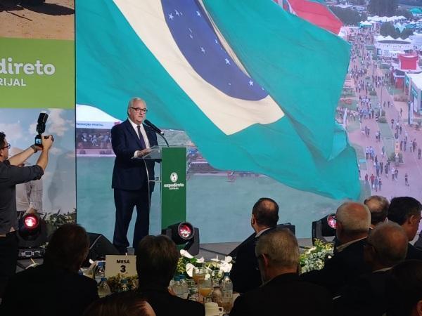 Pedro Westphalen representou a Câmara no lançamento da Expodireto Cotrijal