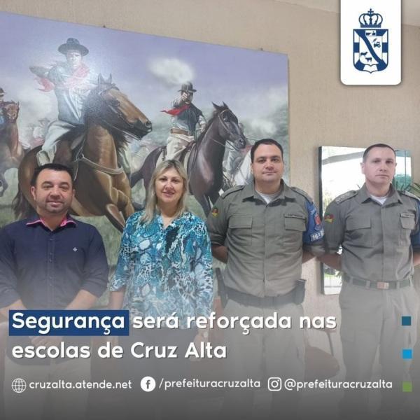 Segurança nas Escolas de Cruz Alta será reforçada; dia 17 terá nova reunião