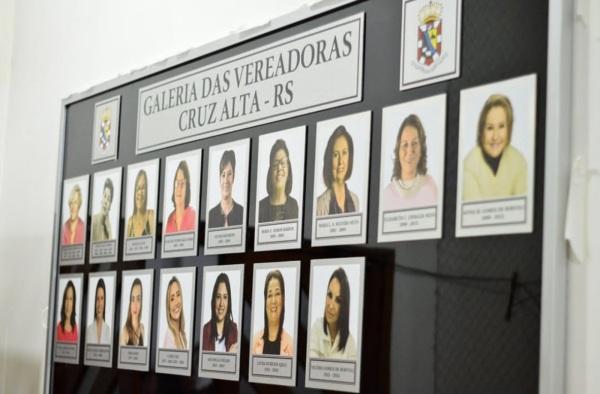 Câmara de Cruz Alta inaugura galeria em homenagem às vereadoras