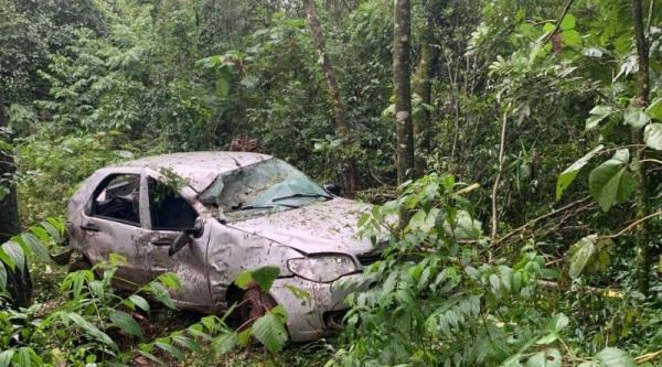 Saída de pista com capotamento deixa uma pessoa ferida na BR-158