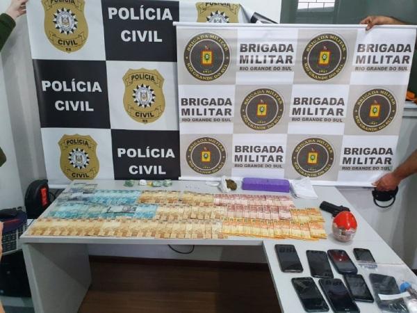 Polícia Civil E Brigada Militar de Panambi efetuam prisão e apreensão de droga