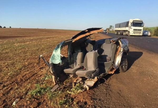 Grave acidente na BR-285 com vítima fatal e feridos em São Luiz Gonzaga