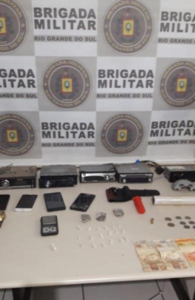 Brigada Militar efetua mais uma prisão por tráfico de drogas em Cruz Alta