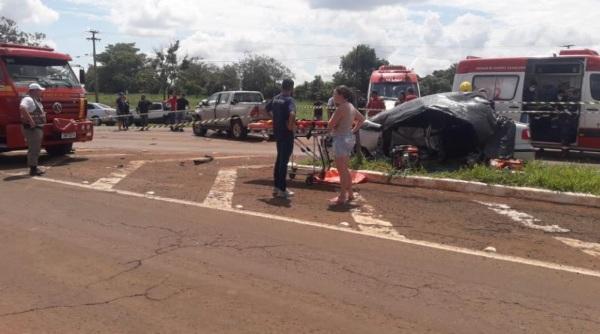 Três pessoas morreram em trágico acidente na BR 472 em Santa Rosa