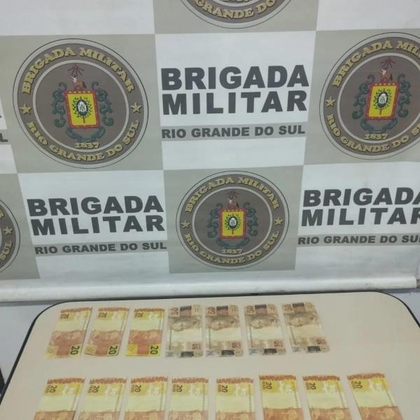 Brigada Militar de Ijuí apreende notas falsas no fim de semana 