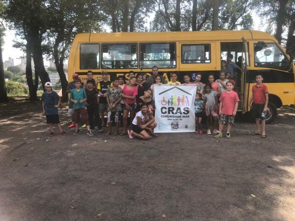 Brincando nas Férias com os CRAS teve atividade no Santuário de Fátima 