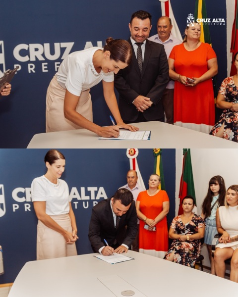 VIAGEM DA PREFEITA>Moacir Marchesarn Junior assume como Prefeito em Exercício